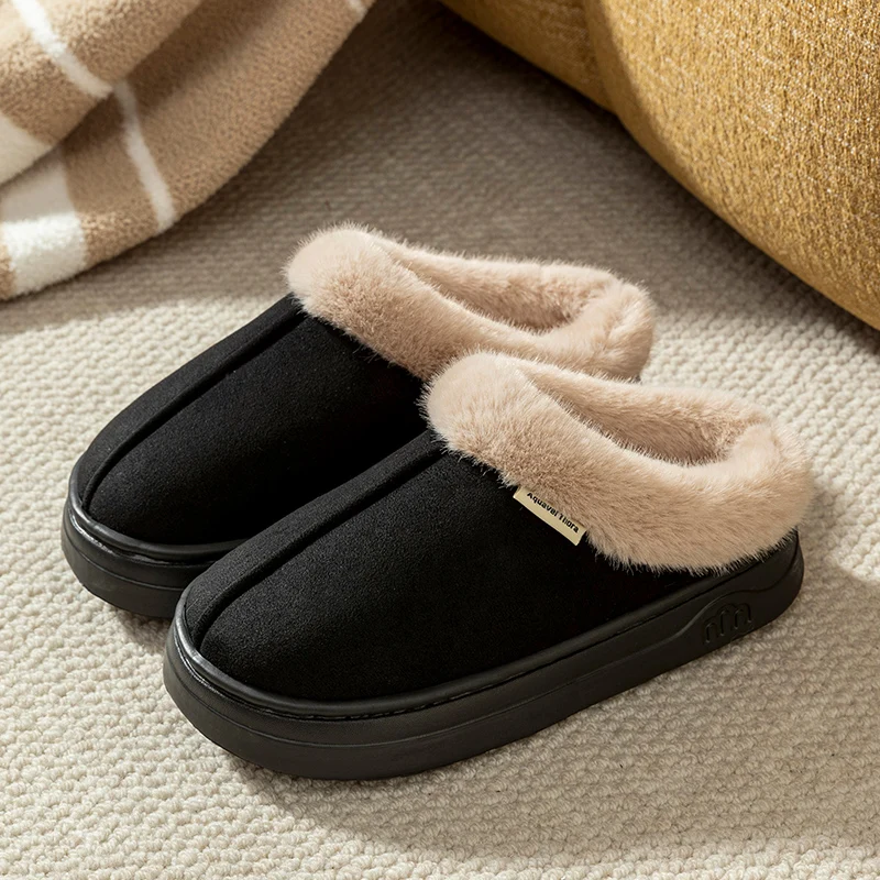 Fashion Parent-child Shoes Winter Children Slippers Indoor Outdoor Anti-slip Warm Thick Soled Comfy Casual Home Shoes Snow Boots - Image 9