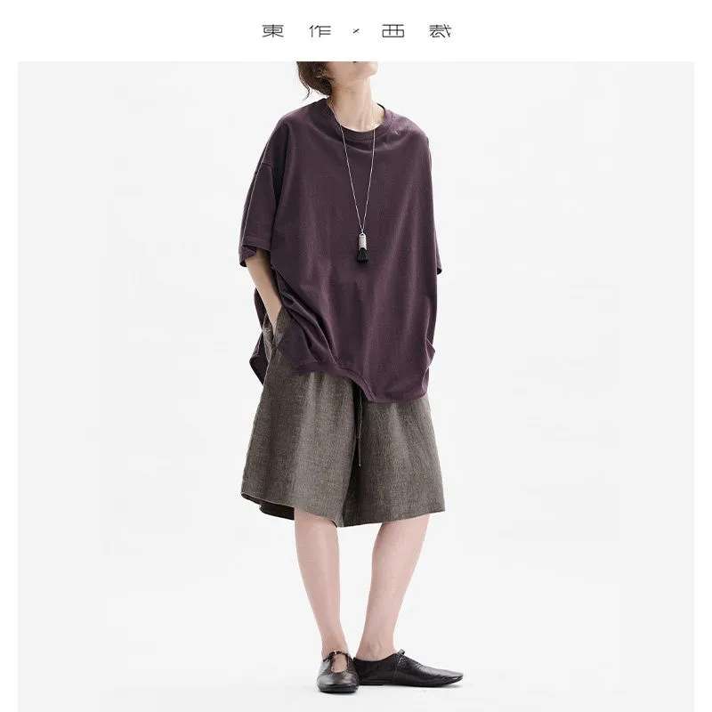 Women's Hemp Shorts with Drawstring Waist - Image 4