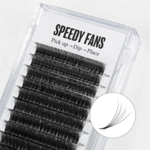 Sense Lashes Speedy Promade Fans 960 Ultra-Matte Black 5D/6D/8D