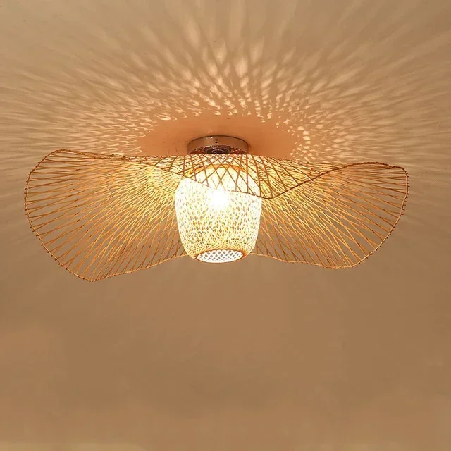 Bamboo Woven Pendant Lamp - view 8