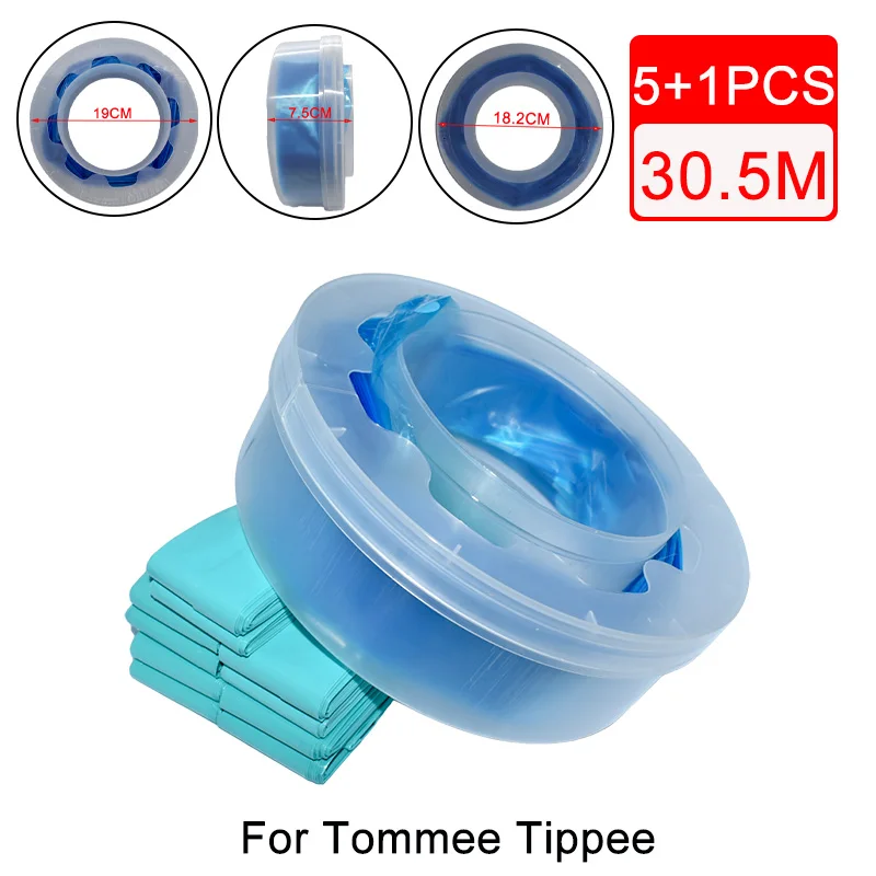 5+1 Set PE Diaper Refill Bags for Tommee Tippee - Image 10