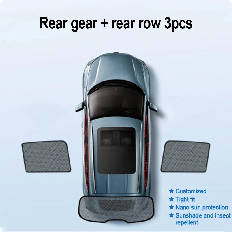 Magnetic Mesh Window Sunshades for Leapmotor B10 - view 8