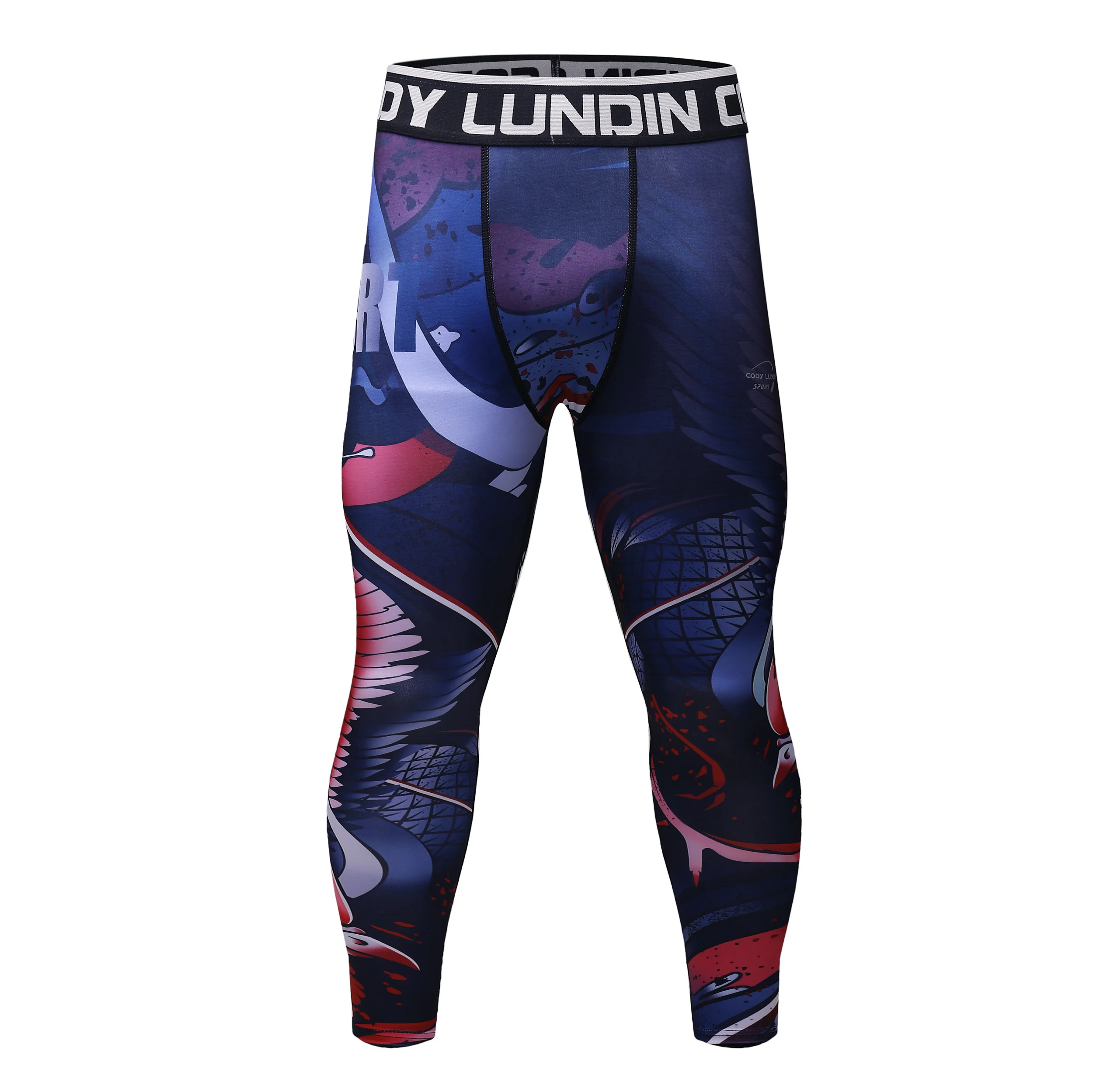 Men's BJJ Spats Leggings - Moisture Wicking Polyester - Image 7