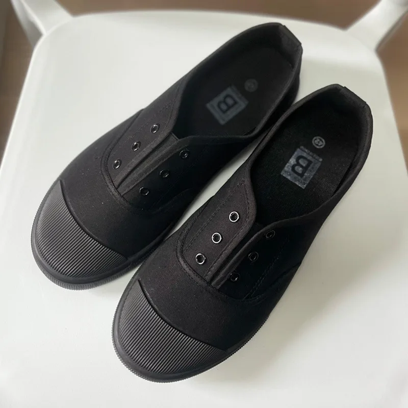 Women's Canvas Slip-On Loafer with EVA Insole – Korean Style Flat - Image 10