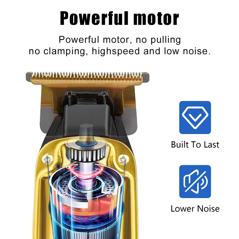 hiena hair Clipper Electric Hair Cutting Machine Cordless Haircut Machine Rechargeable Hair Trimmer Portable Trimmer for men - Image 3