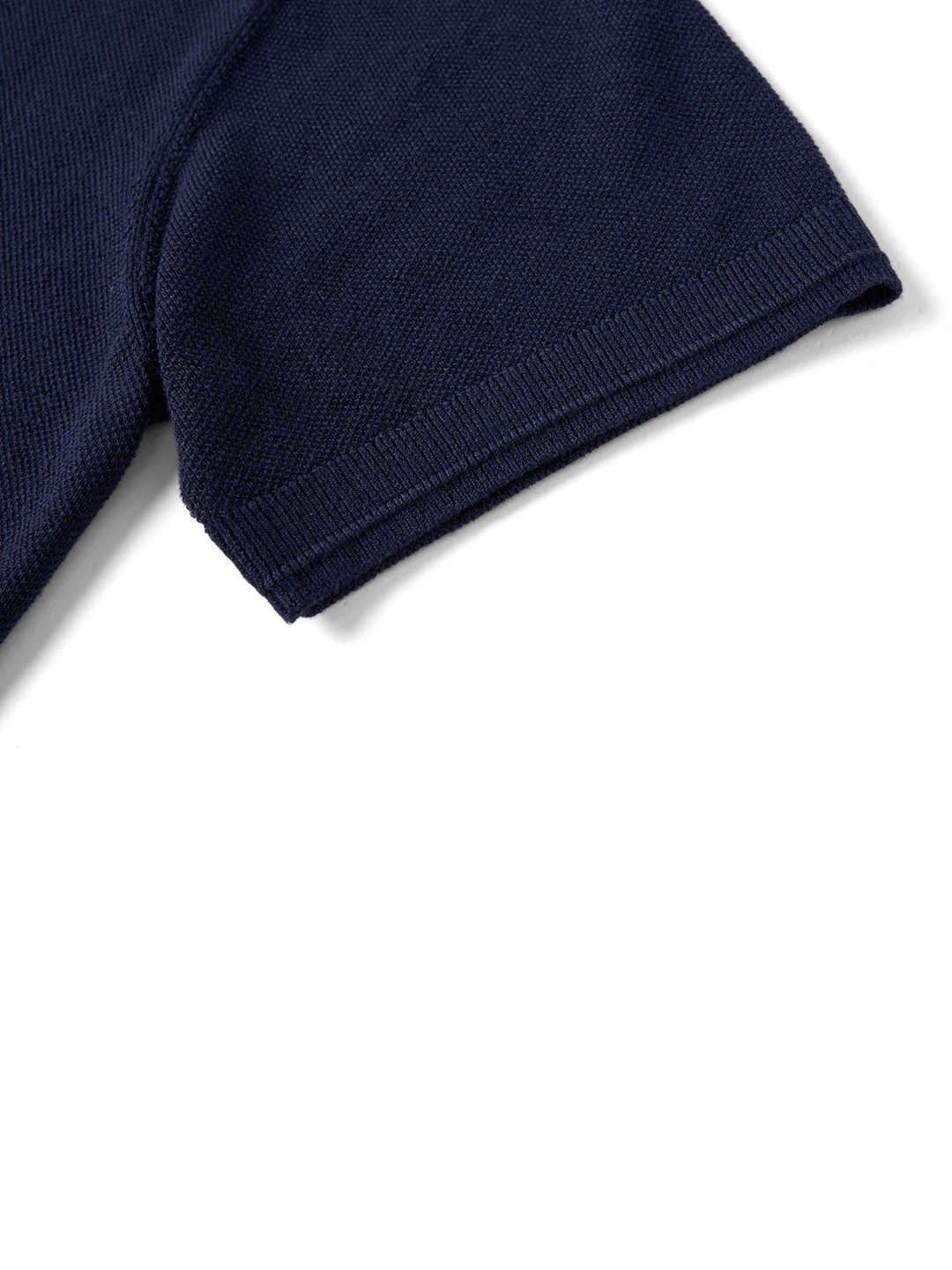 SIMWOOD Men's Knitted Polo Shirt - Breathable Cotton Blend - Image 4