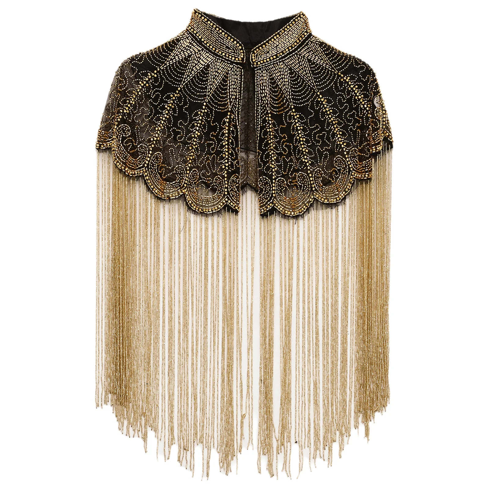 Women's 1920s Beaded Fringe Shawl - view 2