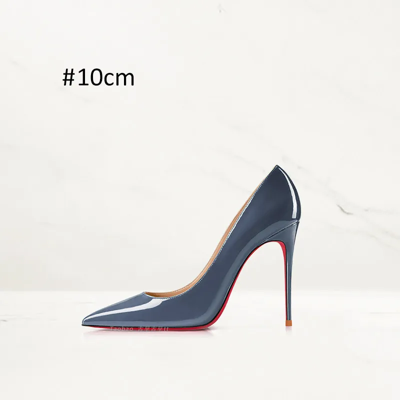 Women's Patent Pointed-Toe Stiletto Pumps - view 8
