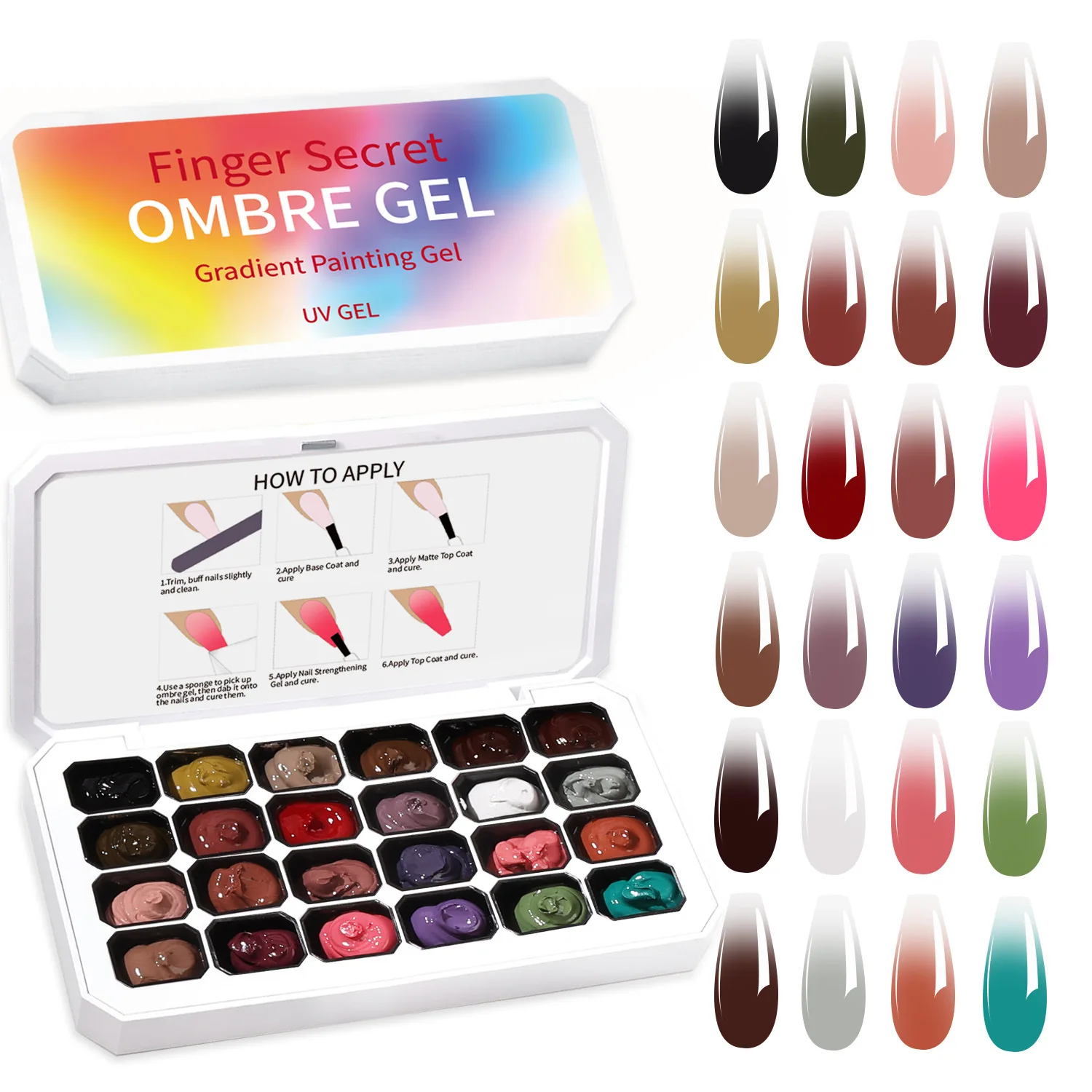 24-Color 4-in-1 Semi-Permanent Gel Nail Polish – UV/LED Soak‑Off - Image 12