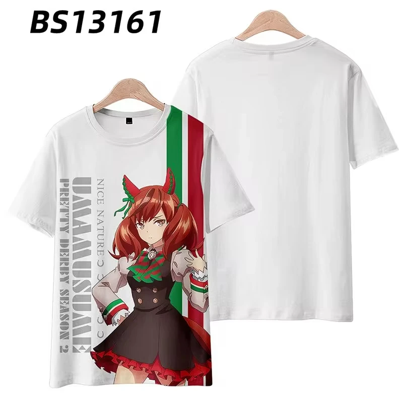 Anime Umamusume: Pretty Derby Cosplay T Shirt Women Men Summer O-neck Short Sleeve Funny Kids Tshirt Graphic Tees Shirts - Image 4