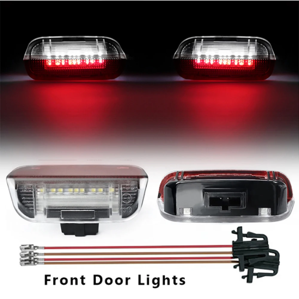 4PCS Front Rear LED Car Door Panel Courtesy Lights For Porsche Cayenne 958 Panamera Macan 718 Boxster Cayman 982 911 991 Series - Image 7
