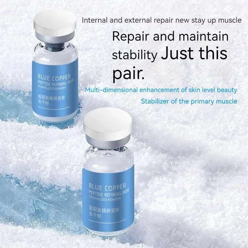 Blue Copper Peptide Freeze‑Dried Powder – 20 Anti‑Wrinkle & Acne Serum - Image 2