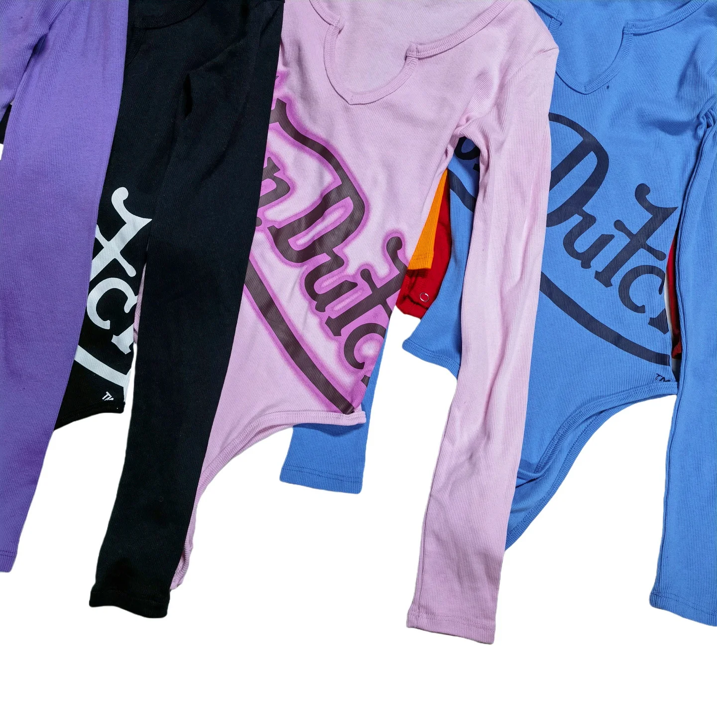 Women's Long Sleeve Letter Print Bodysuit - view 4