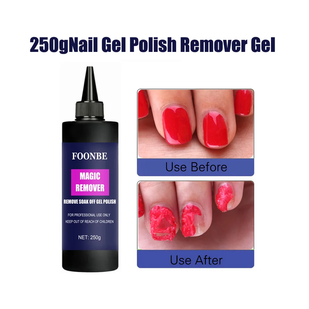 Foonbe Gel Nail Polish Remover – 120g/250g Fast‑Acting Peel‑Off Formula - Image 8