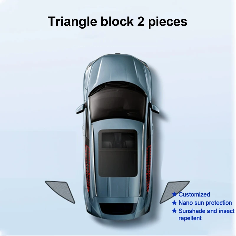 Magnetic Mesh Window Sunshades for Leapmotor B10 - view 13