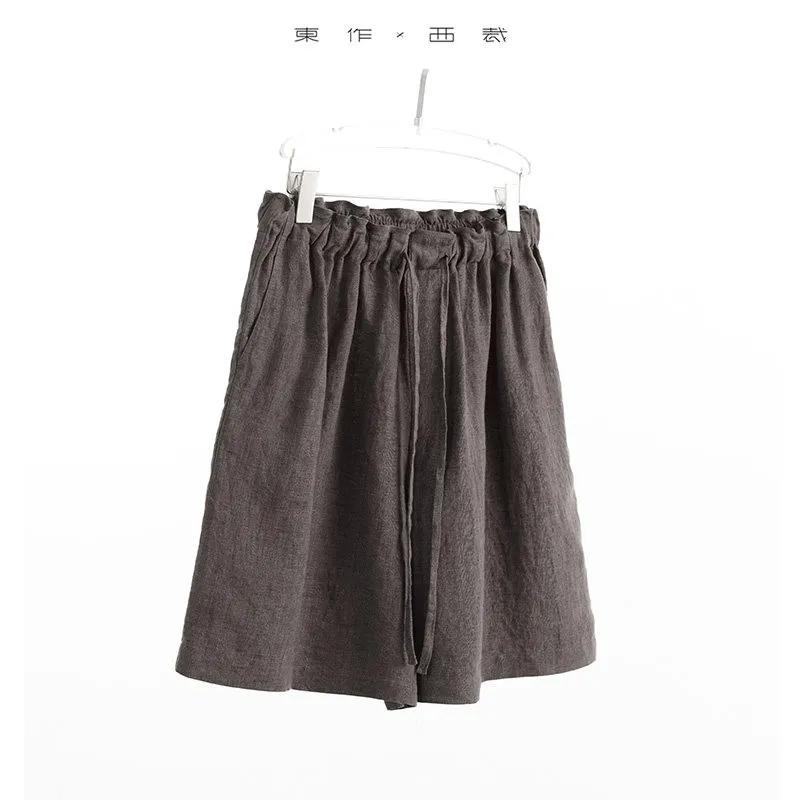 Women's Hemp Shorts with Drawstring Waist - Image 5