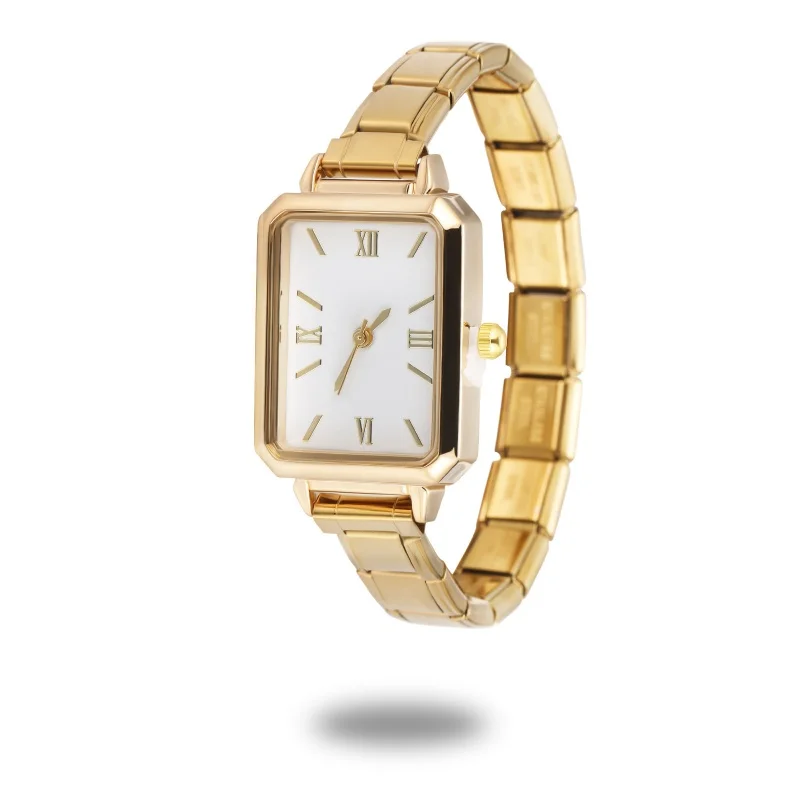 Unisex 9mm Stainless Steel Watch with Italian Elastic Charm – Chain - Image 12