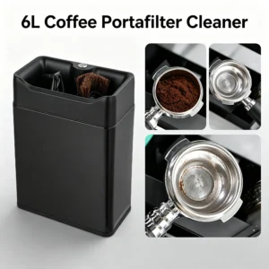 LX G512N-6L Electric Portafilter Cleaner – 60 ml, 12 V DC, Fits 51‑58.5 mm