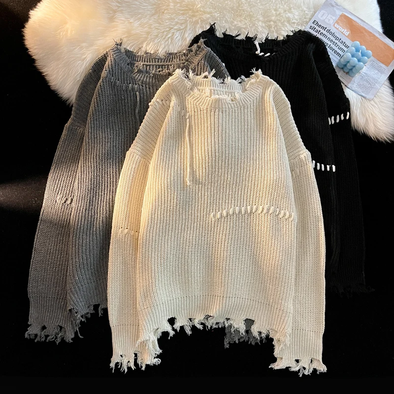 2024 New Autum Winter Designer Pullover New Fashion Luxury Knitted Sweater High Quality Men Warm Cotton Blend Sweaters Casual - Image 4