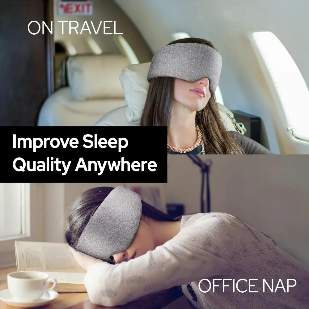 100% Cotton Blackout Sleep Mask - view 5