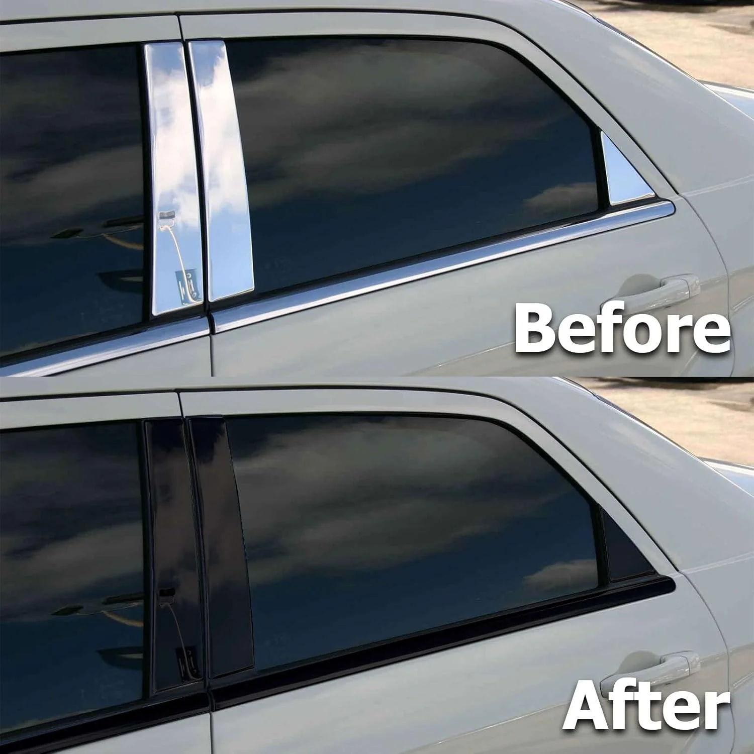 Gloss Black Vinyl Trim Tape - view 5