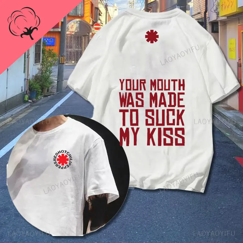 New Red Hot Chili 100%cotton T Shirt Amazing Tees Men Women Clothes Peppers Tour Double-sided Short Sleeve Casual Male T-shirt - Image 14