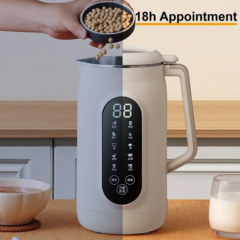 1.8L Filter‑Free Soy Milk Maker – 48‑Edge Blade, 18‑Hour Timer, 800W - Image 3