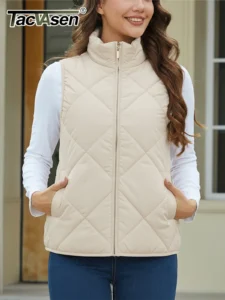 TACVASEN Women's Quilted Puffer Vest