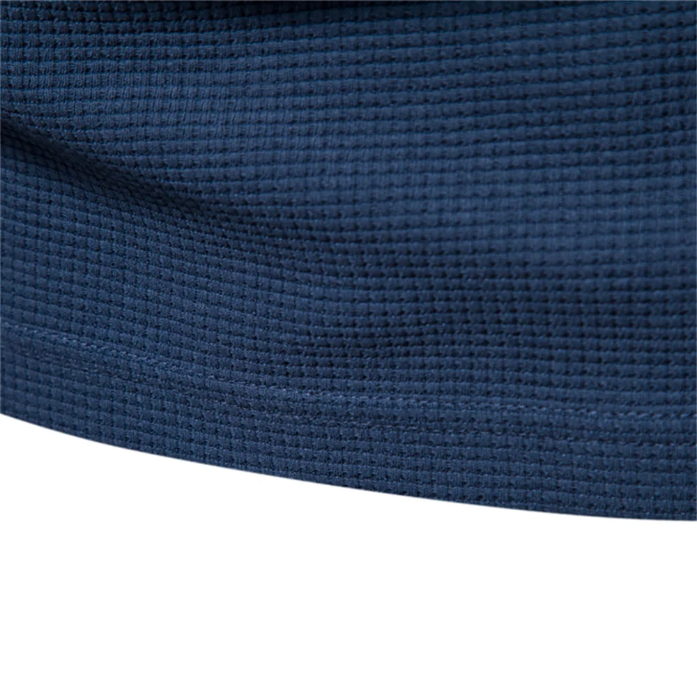 Men's Waffle Cotton Long Sleeve T-Shirt - Image 6