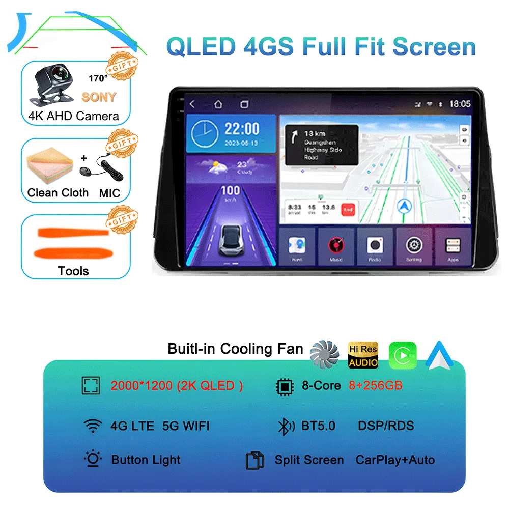 Android 16 For Nissan Kicks P15 2017 - 2021 Car Radio Multimedia Video Player Navigation Stereo GPS Autoradio Carplay NO DVD - Image 15