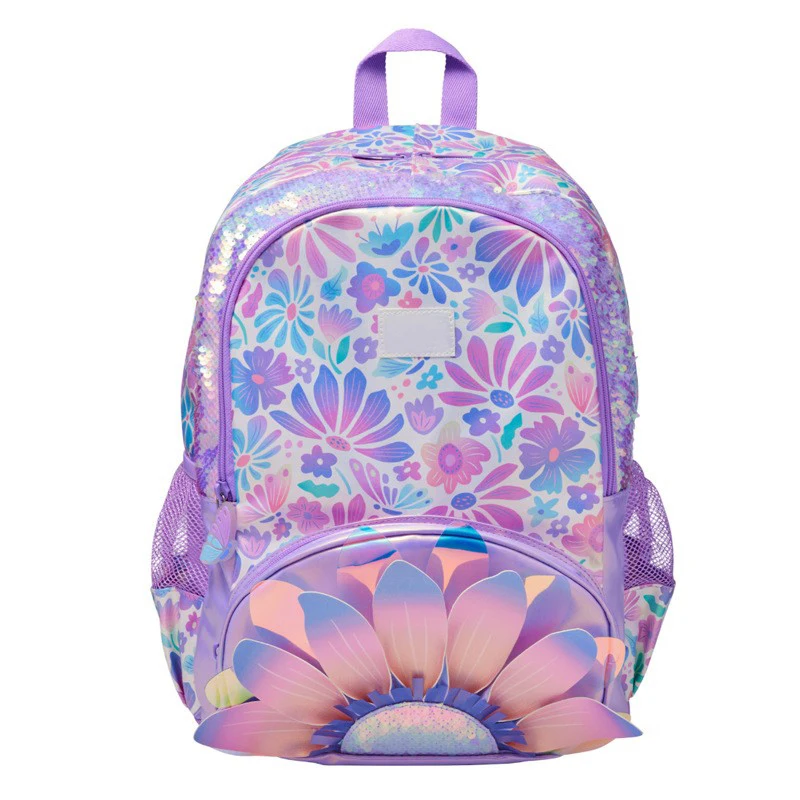 Cartoon PU/Canvas Large Backpack 42×30 cm – Unisex for School Kids - Image 2