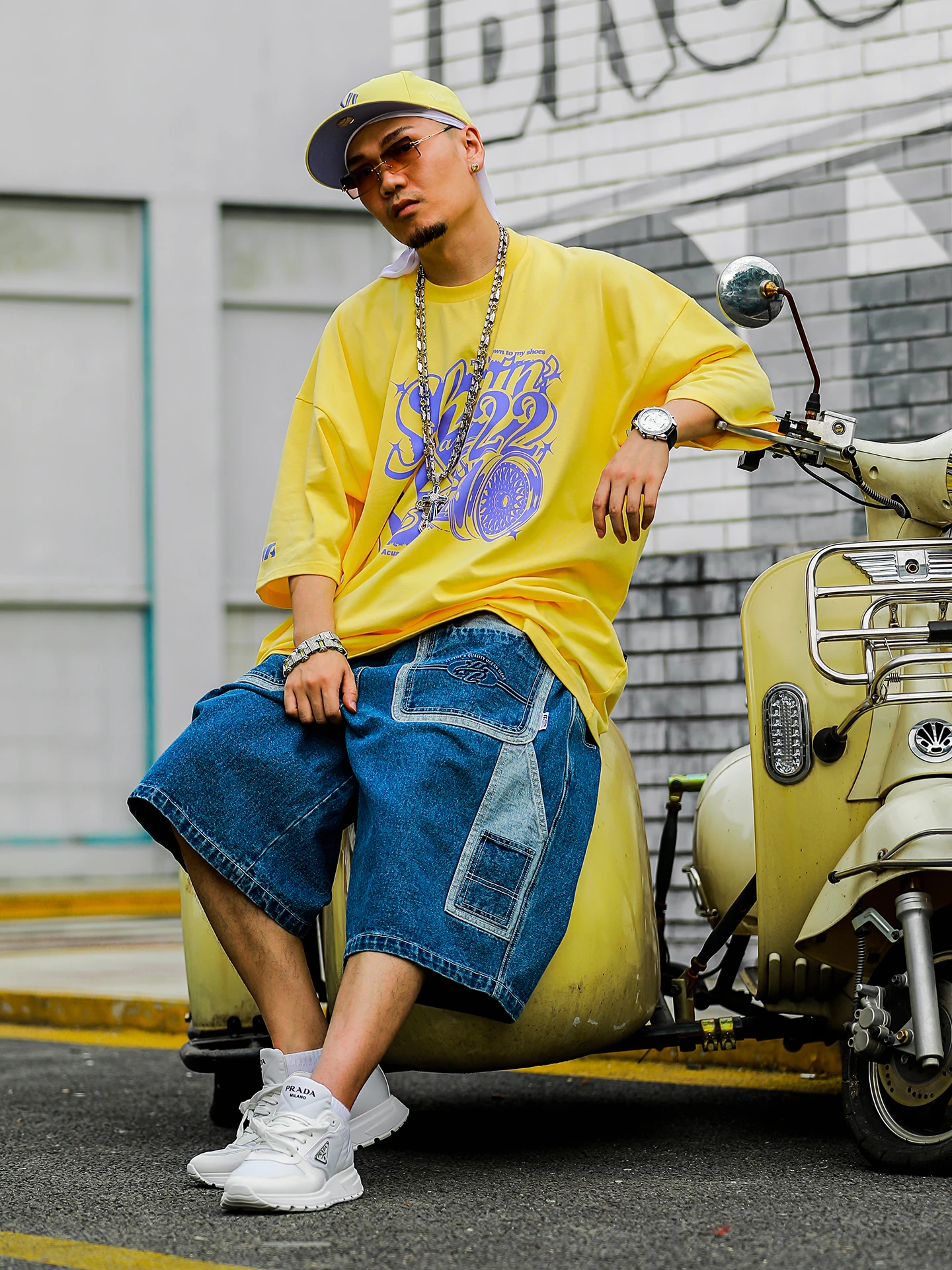 Acusa Loose Fit Cotton T-Shirt with Cartoon Print - Image 3