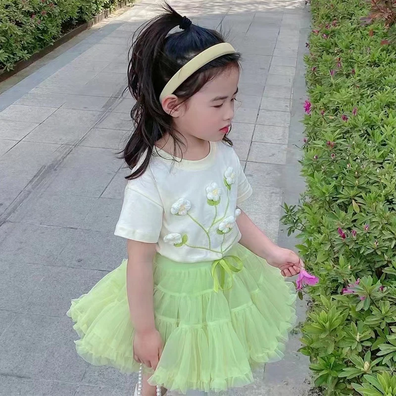Girls Summer Floral Cotton Sets - Image 5