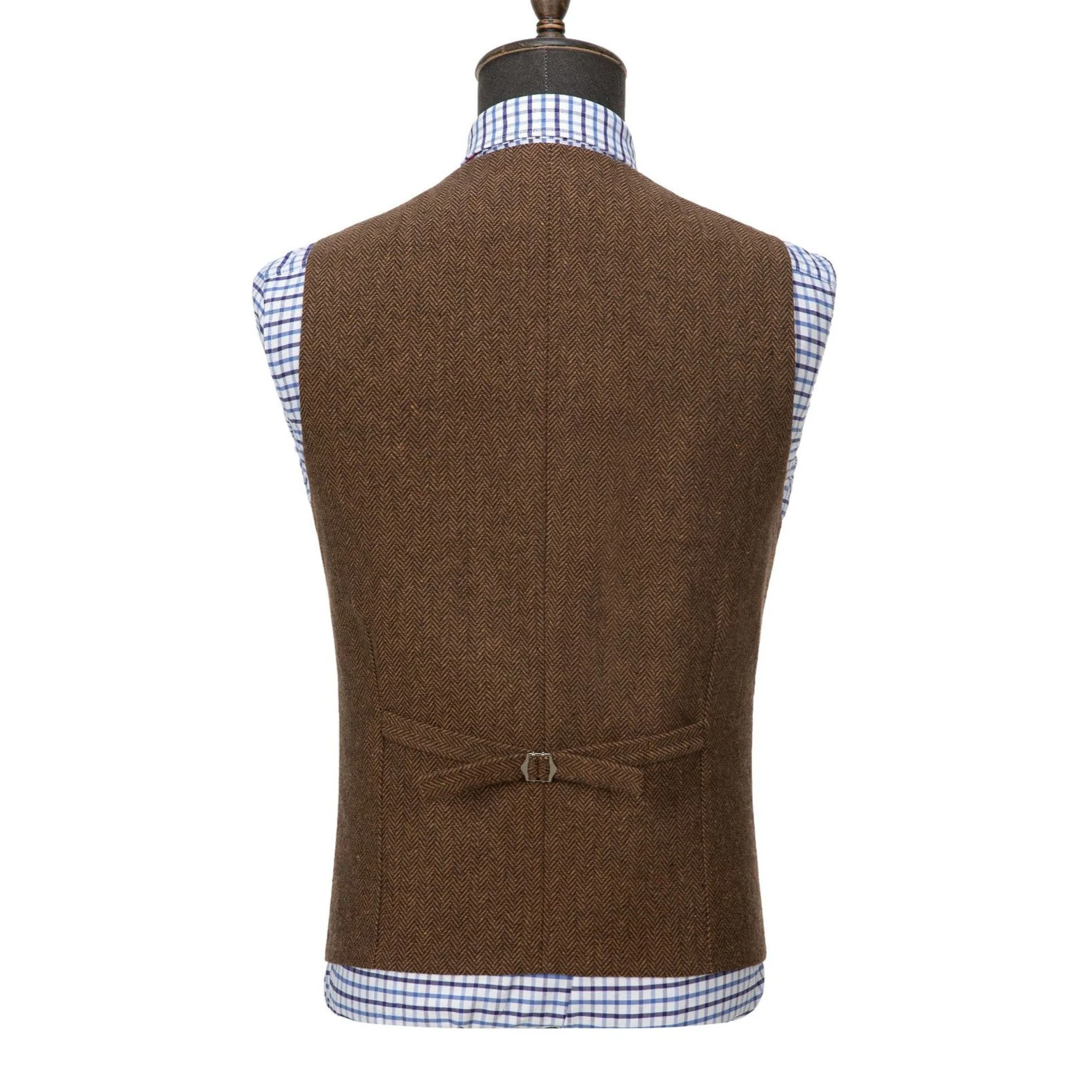 Men's Dark Blue Smart Casual Vest - Image 5