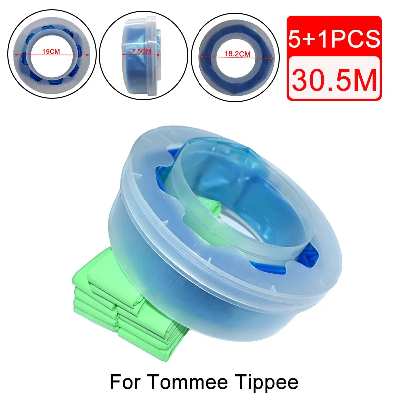 5+1 Set PE Diaper Refill Bags for Tommee Tippee - Image 9
