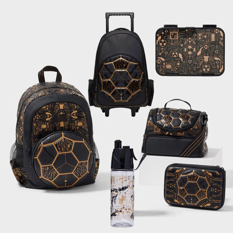 Cartoon PU Kids Backpack – Large 42x30 cm Capacity, Unisex School Bag