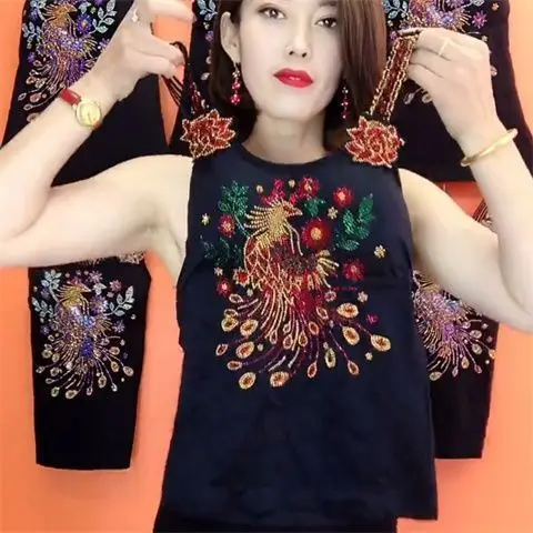 Sexy Summer Backless Tank Tops European Style Bright Diamond Camisole Vest For Women Sleeveless Suspender Bottom Shirt - Image 6