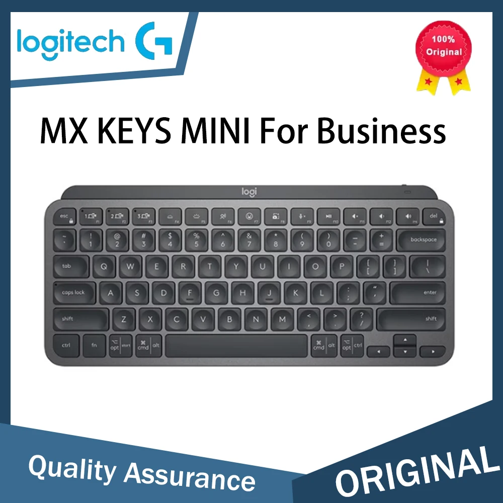Logitech MX Keys Mini Wireless Bluetooth Office Keyboard Intelligent Voice Keyboard Backlit Fashion Ultra Thin Portable