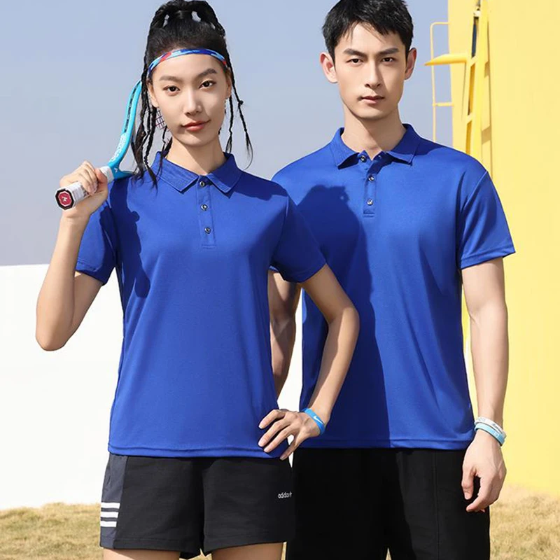Customized Quick Drying Shirts Men Women Summer Sport Polo Shirt Cool Fabric Running Fitness T-shirt Logo Personalised Clothing - Image 5