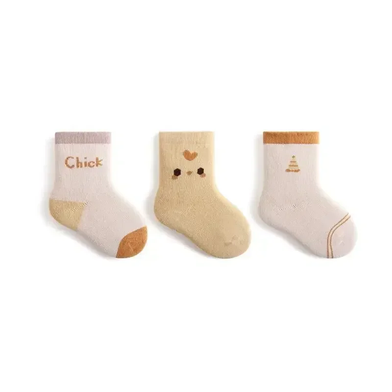 Warm Kids Mid Calf Socks 3 Pairs - Image 13