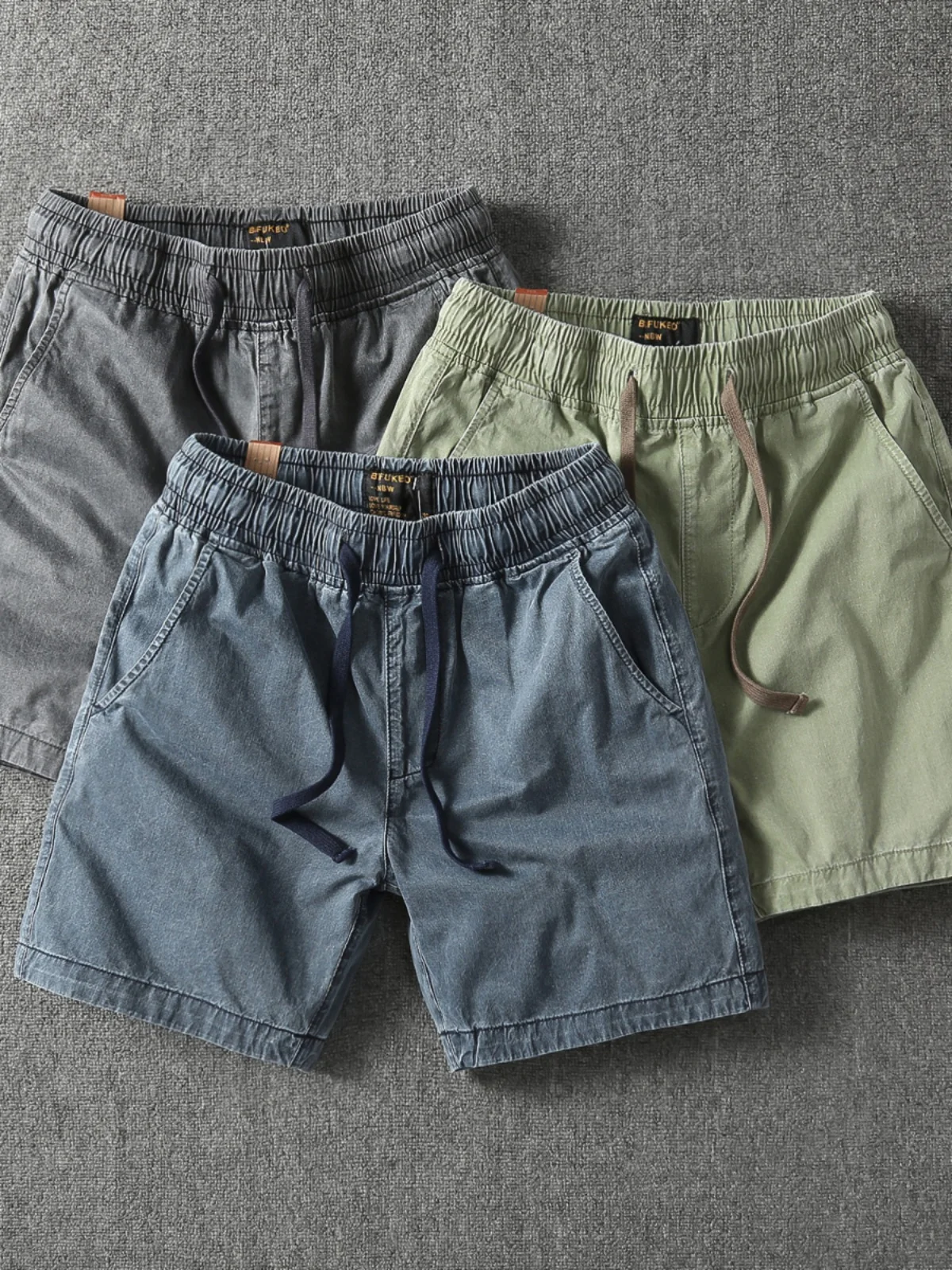 American Retro Loose Fit Drawstring Shorts