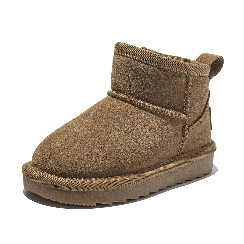 Leather Snow Boots for Kids