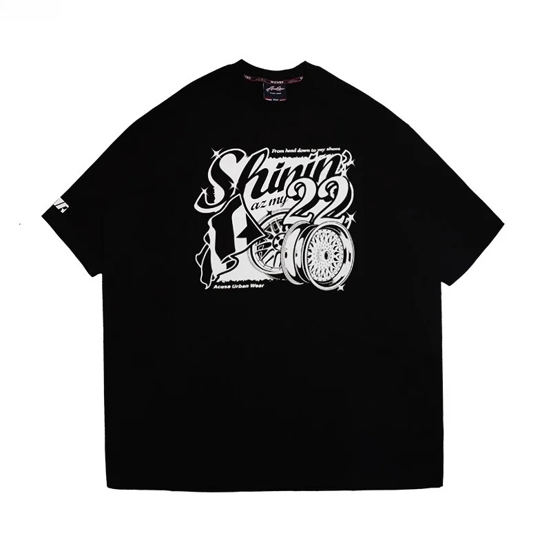 Acusa Loose Fit Cotton T-Shirt with Cartoon Print - Image 8
