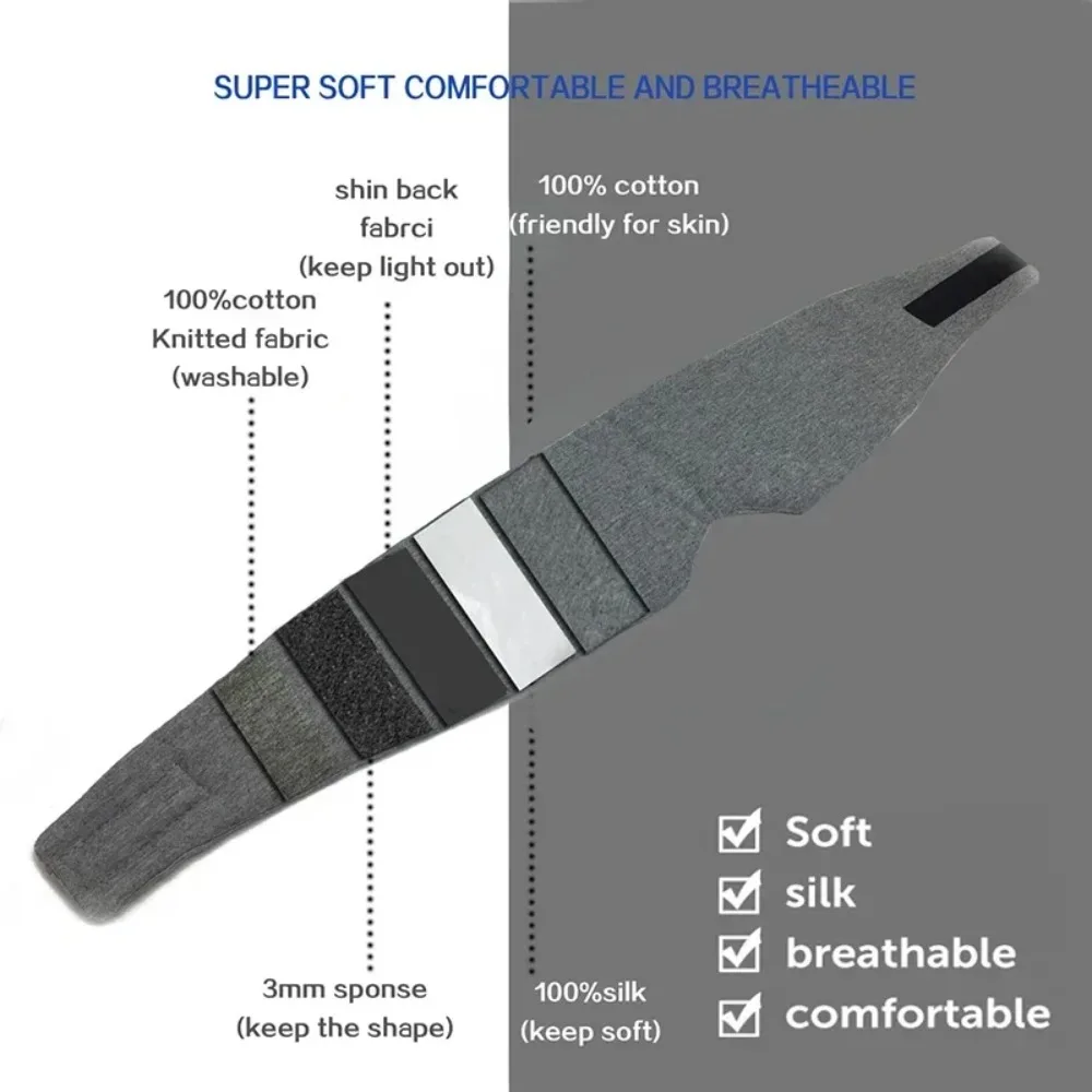 100% Cotton Blackout Sleep Mask - view 6