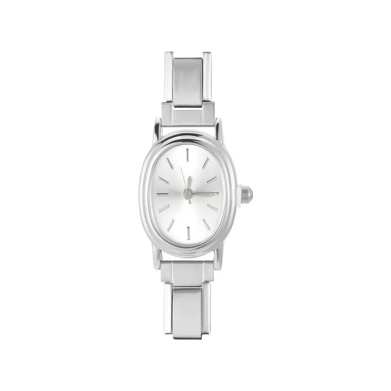 Unisex 9mm Stainless Steel Watch with Italian Elastic Charm – Chain - Image 36