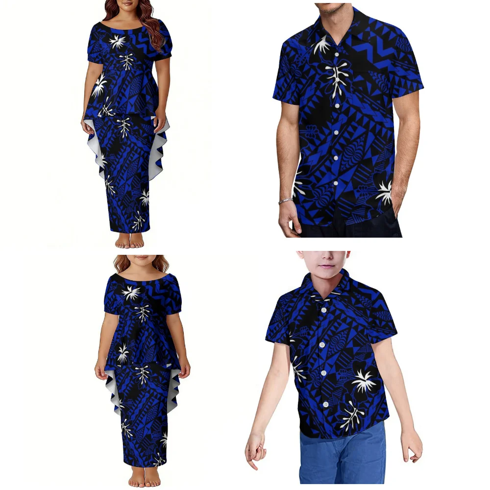 Polynesian Print Family Matching Outfits - view 8