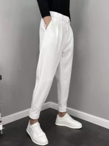 Cotton Polyester Suit Trousers for Men