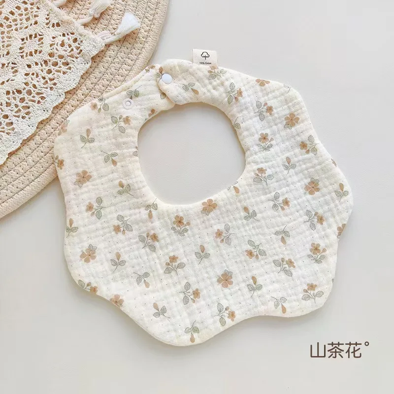 Cotton Muslin Newborn Bib – Cute Animal Cartoon, Soft Breathable - Image 9