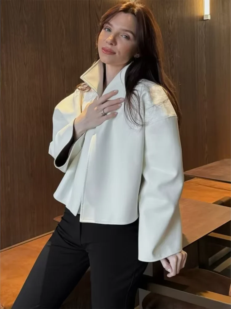 Women's Oversized Cropped Zip Jacket - view 2