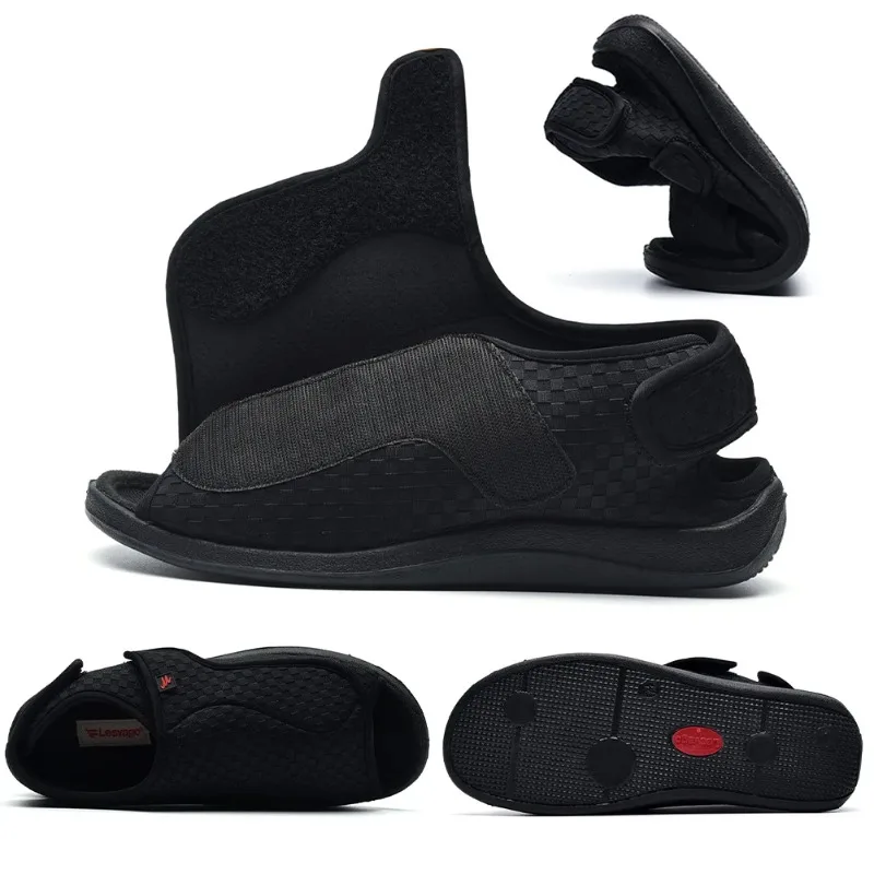 Extra‑Wide Diabetic Sandals, Hook‑Loop Closure, Air‑Mesh, EVA Insole - Image 2